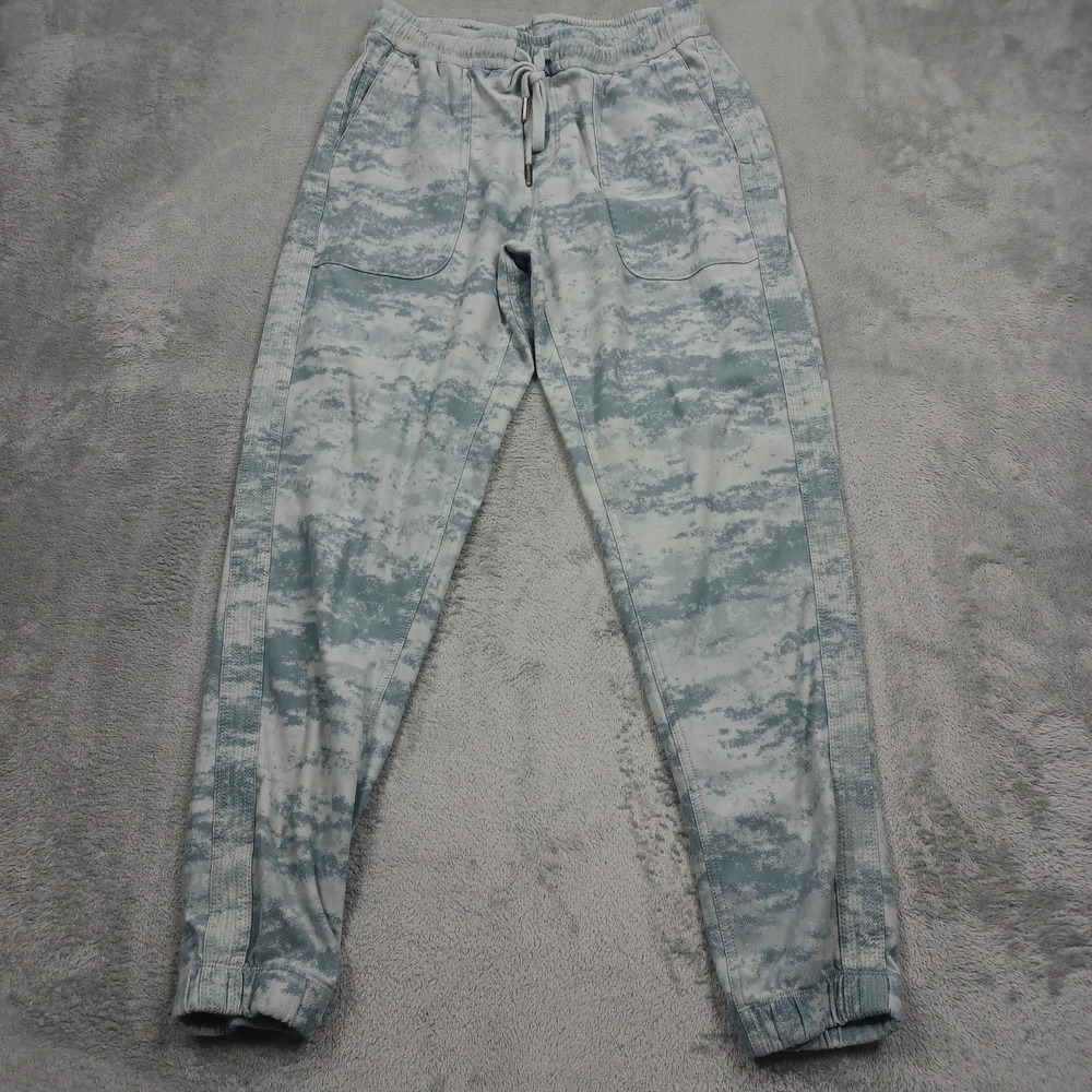 Athleta‎ Jogger Womens Small Green Camouflage Farallon Preppy Activewear